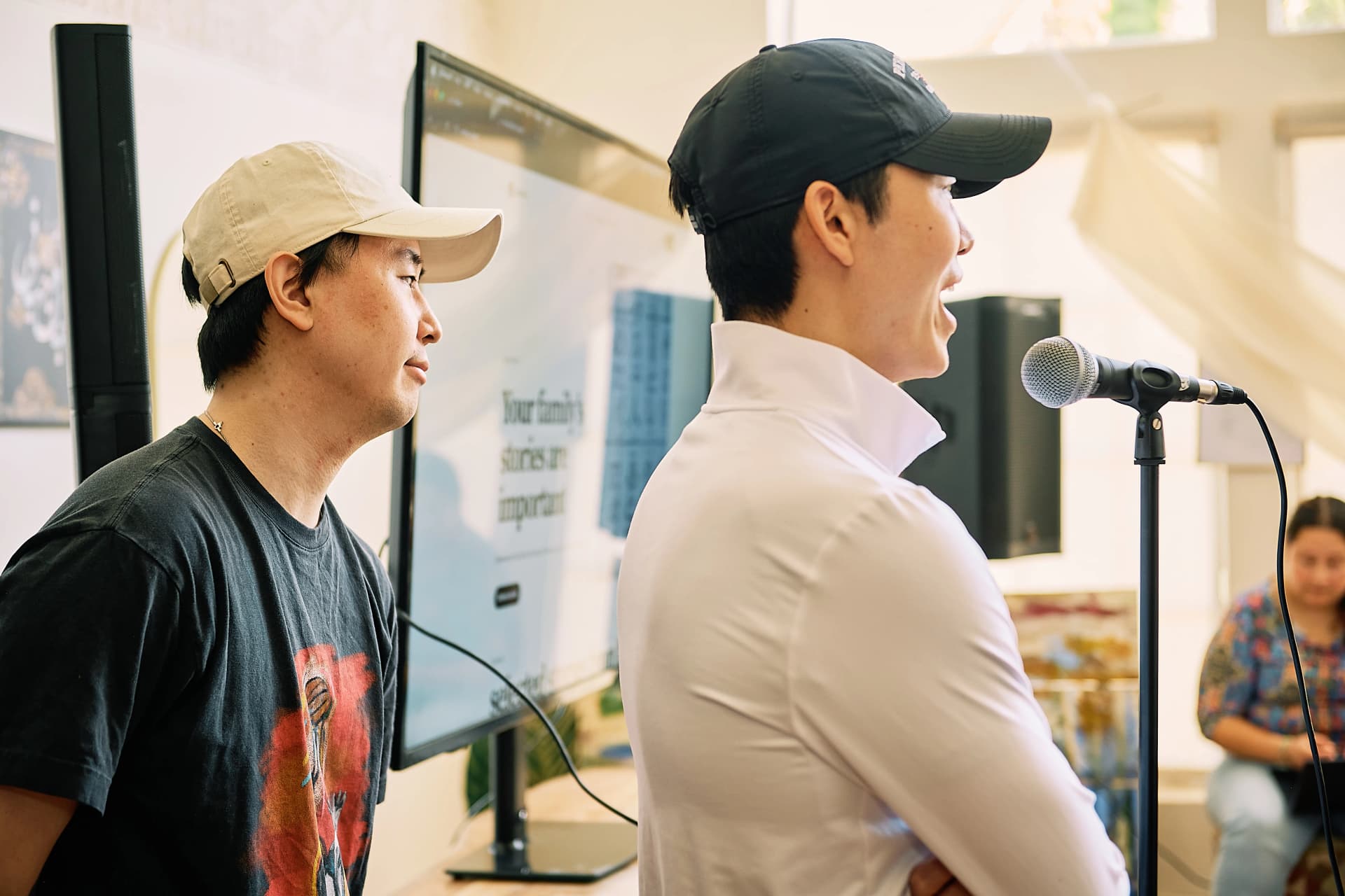 Ingwon and Daegwon presenting Ember at the OpenClaw LA Meetup #2