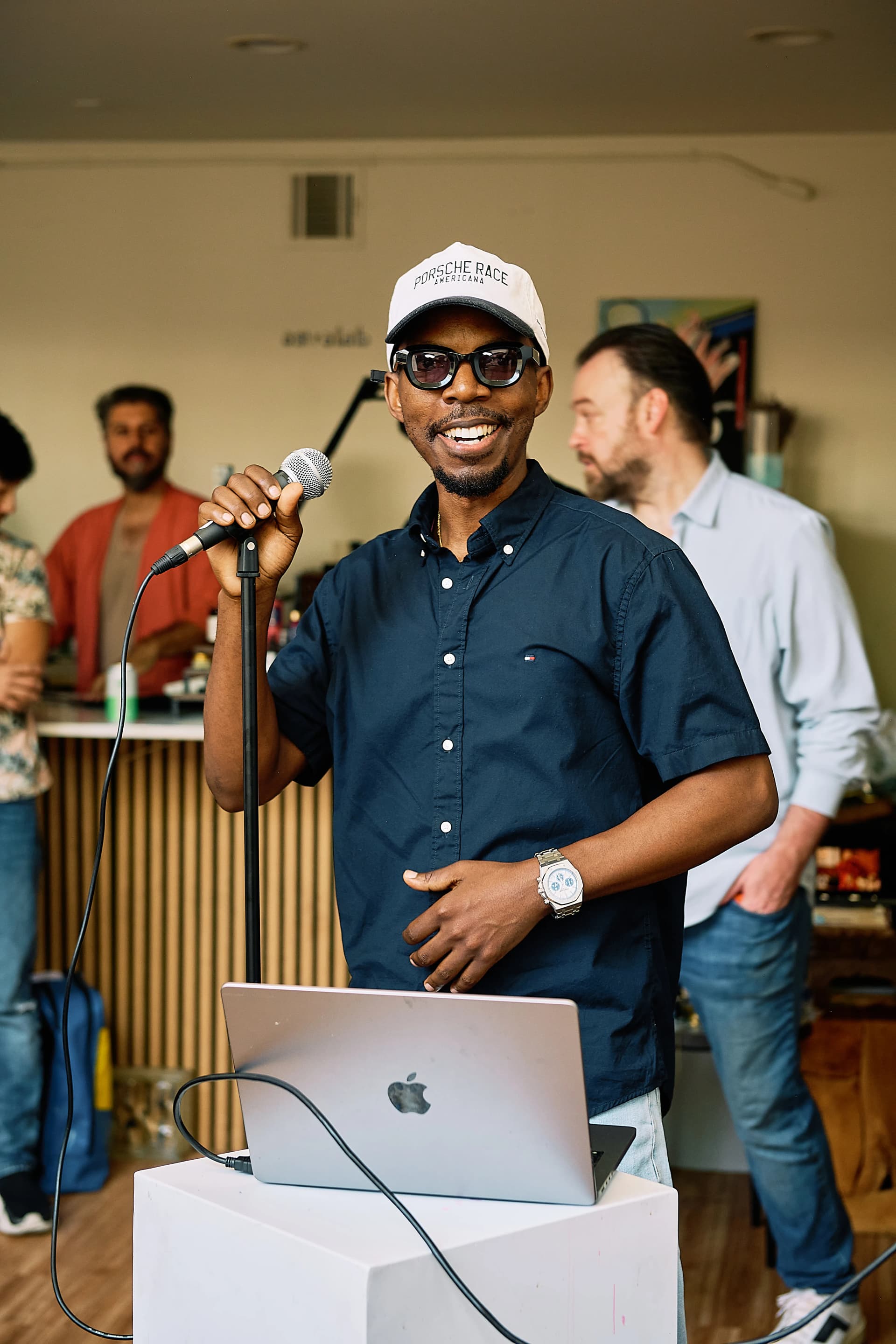 Patrick presenting at the OpenClaw LA Meetup #2