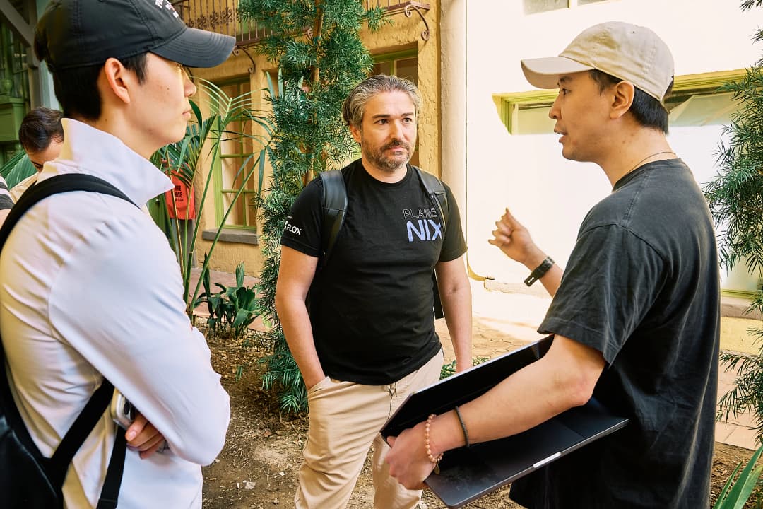 Attendees chatting outside after the OpenClaw LA Meetup #2