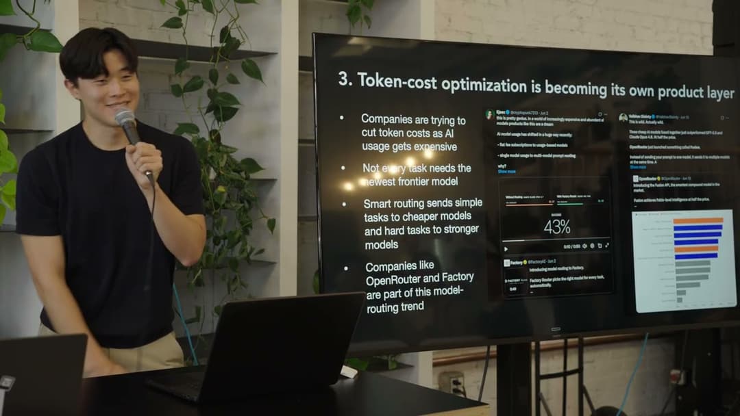 JM presenting the first This Month in AI roundup